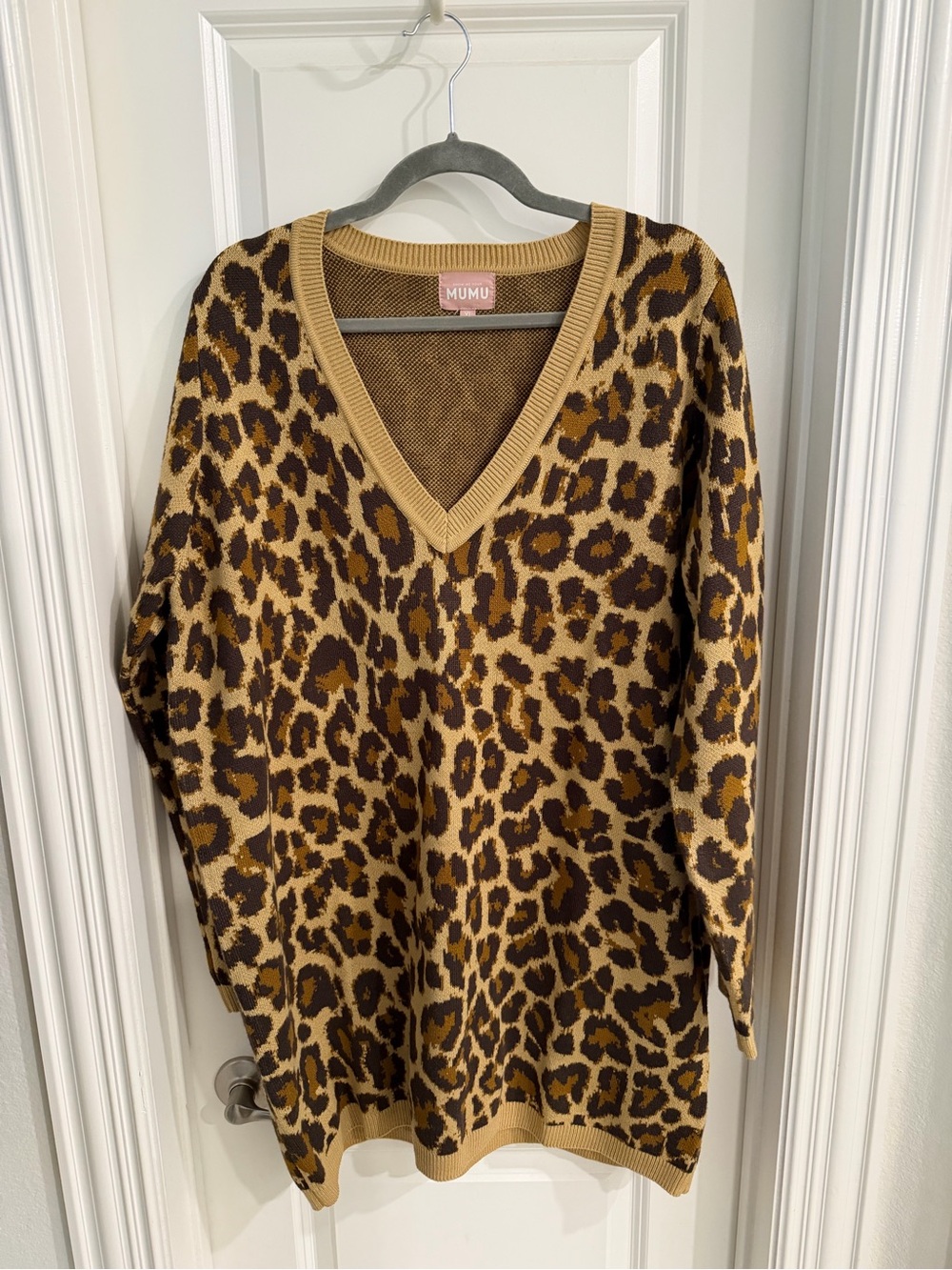 Show me your Mumu leopard sweater dress